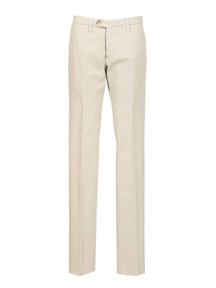 Al Duca D'Aosta Cotton Drill Trousers - Beige | b7c366d4c1de84fb21ab6467af3010c461befe74