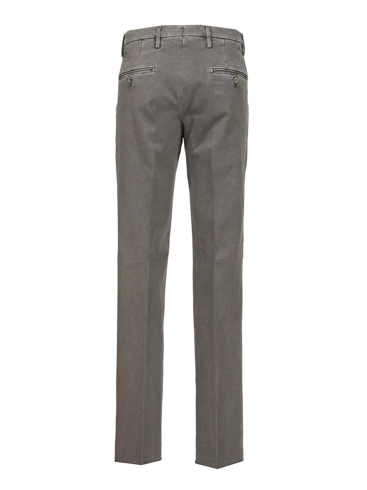 Al Duca D'Aosta Cotton Drill Trousers - Grey | adab72b2b43f60204dbb945317e618933ff57810