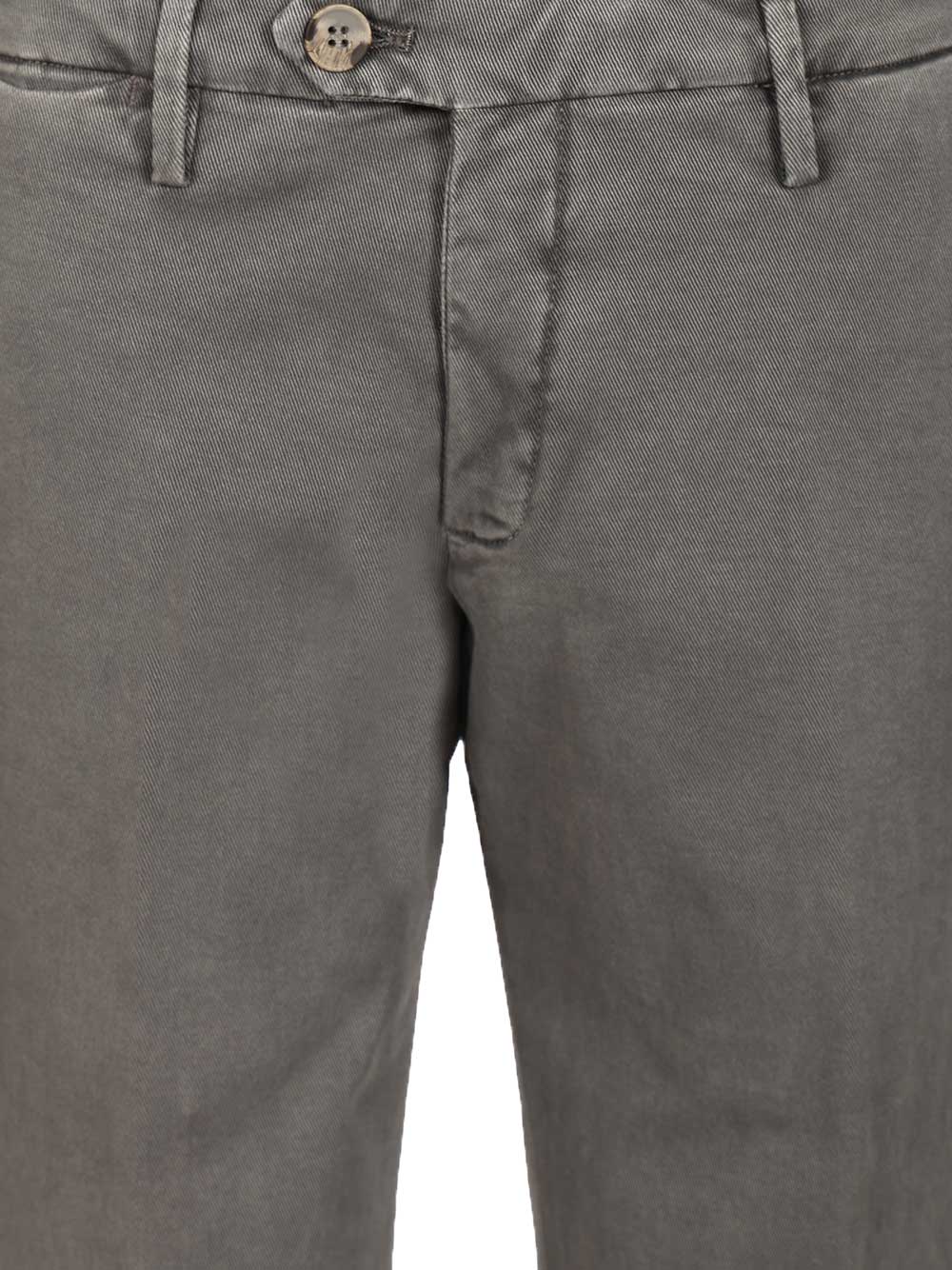 Al Duca D'Aosta Cotton Drill Trousers - Grey | 2c114e738a0a68b64c015a058b05acb055d20f6d
