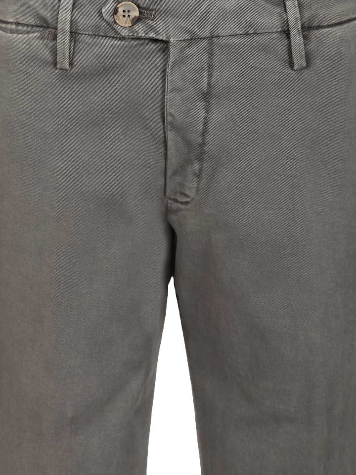 Al Duca D'Aosta Cotton Drill Trousers - Grey | 2c114e738a0a68b64c015a058b05acb055d20f6d