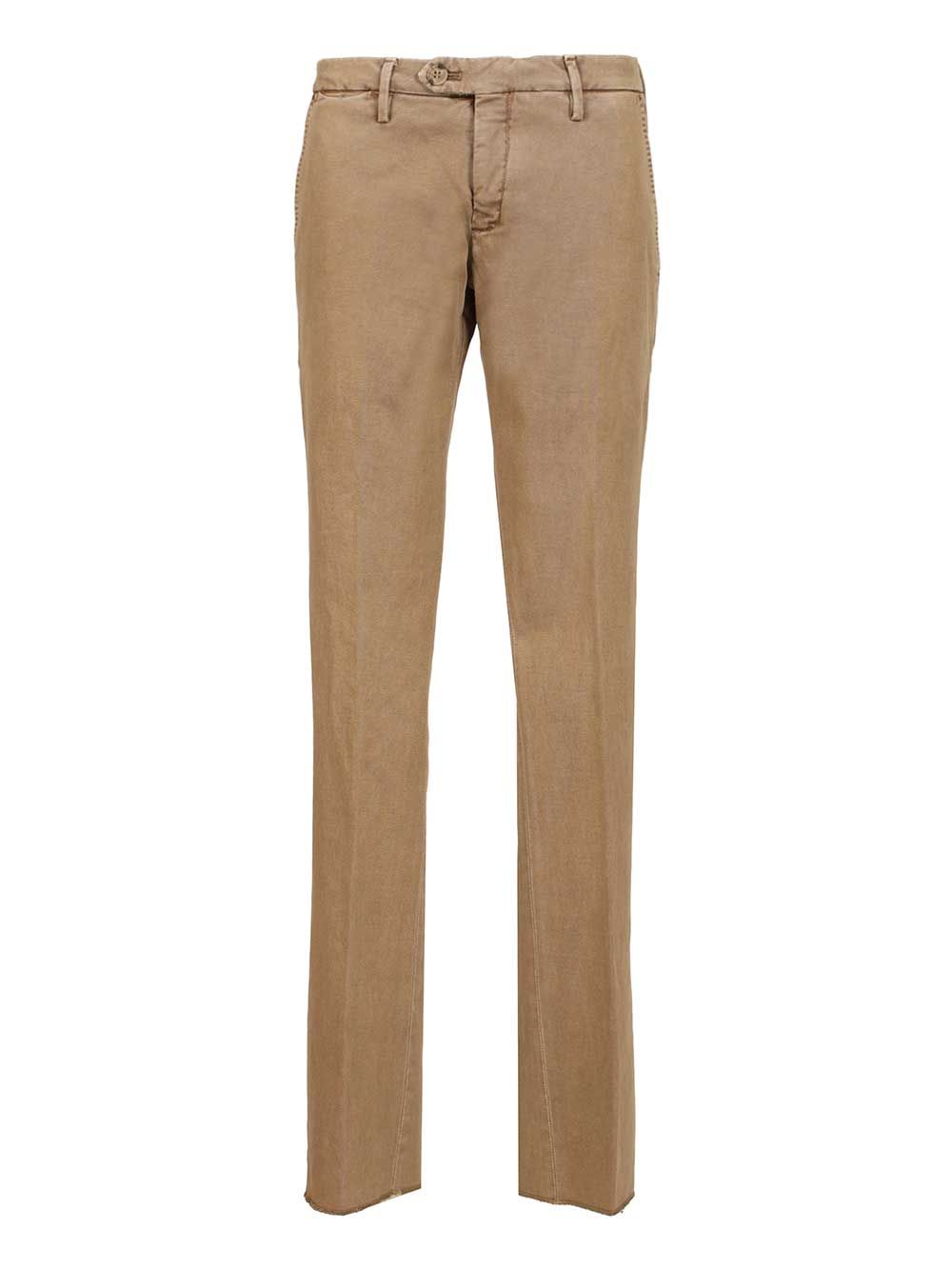 Al Duca D'Aosta Cotton Drill Trousers - Brown | 079ba43e5b233c3b6c5c22ffeb25bc62d236a3b1