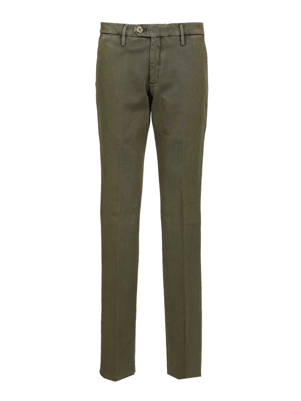 Al Duca D'Aosta Cotton Drill Trousers - Green | 1a3e6f2ccaf61e2d127cffa2f9333c34807b225e