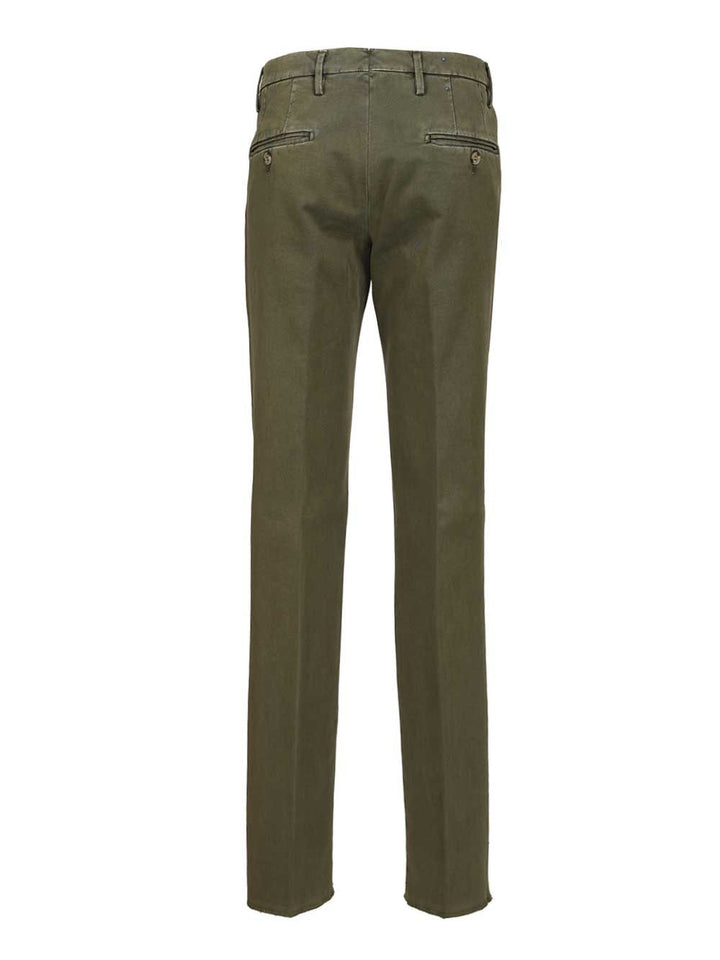 Al Duca D'Aosta Cotton Drill Trousers - Green | d06d288bfc0903e0f42f2cf93f0cf431c890b4cf