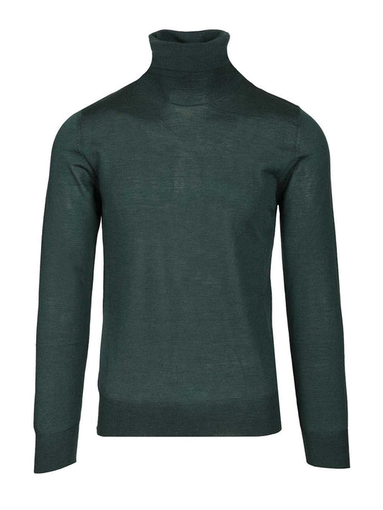 Cashmere And Silk Turtleneck Sweater Knitwear Green