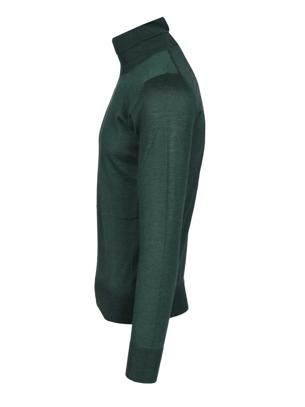 Al Duca D'Aosta 1902 Cashmere And Silk Turtleneck Sweater Knitwear - Green | b5be43f1ec84f90ce63df1d1c2ccda54800618fd