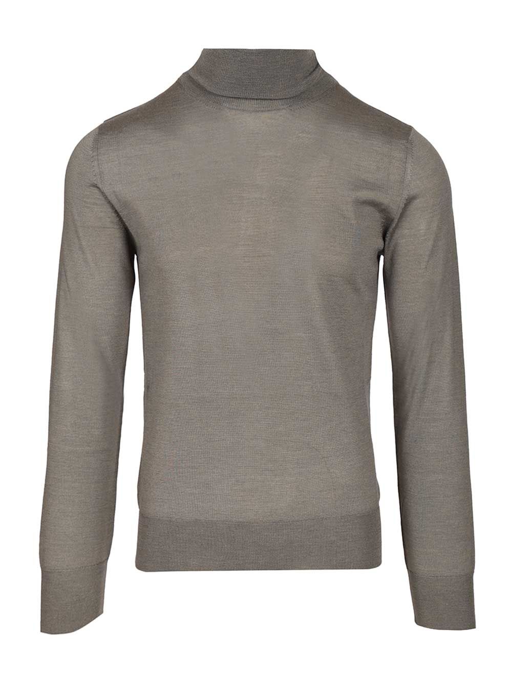 Al Duca D'Aosta 1902 Cashmere And Silk Turtleneck Sweater Knitwear - Grey | 617f19fce08227e613719ec890643e938768ec7a