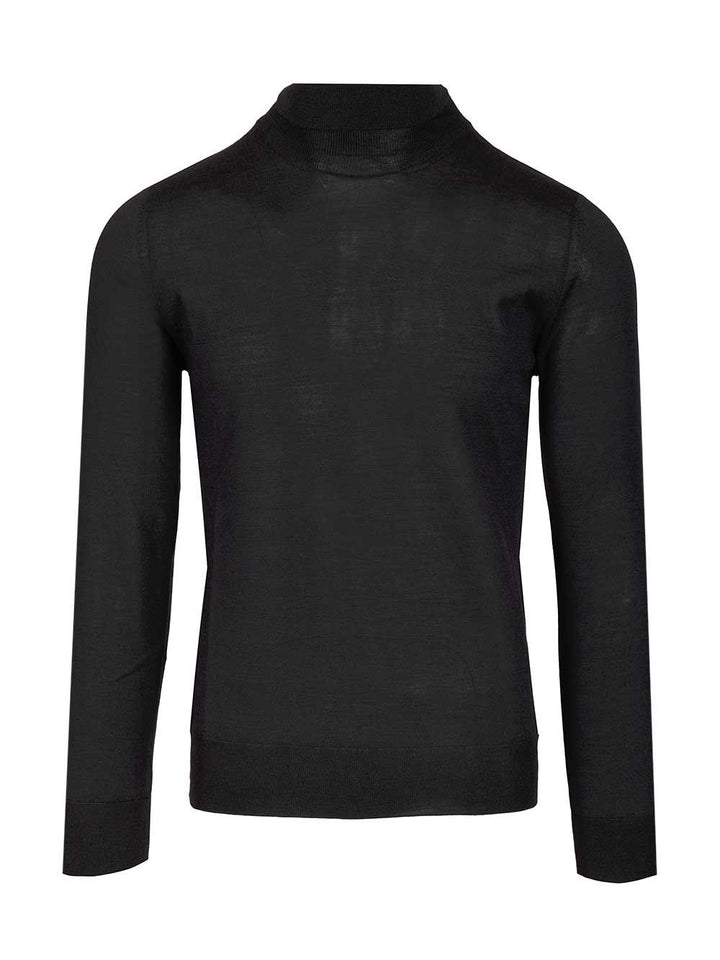 Al Duca D'Aosta 1902 Cashmere And Silk Turtleneck Sweater Knitwear - Blue | c0a4fbfdab683ead4d07b0ac26e7c13eb336017f