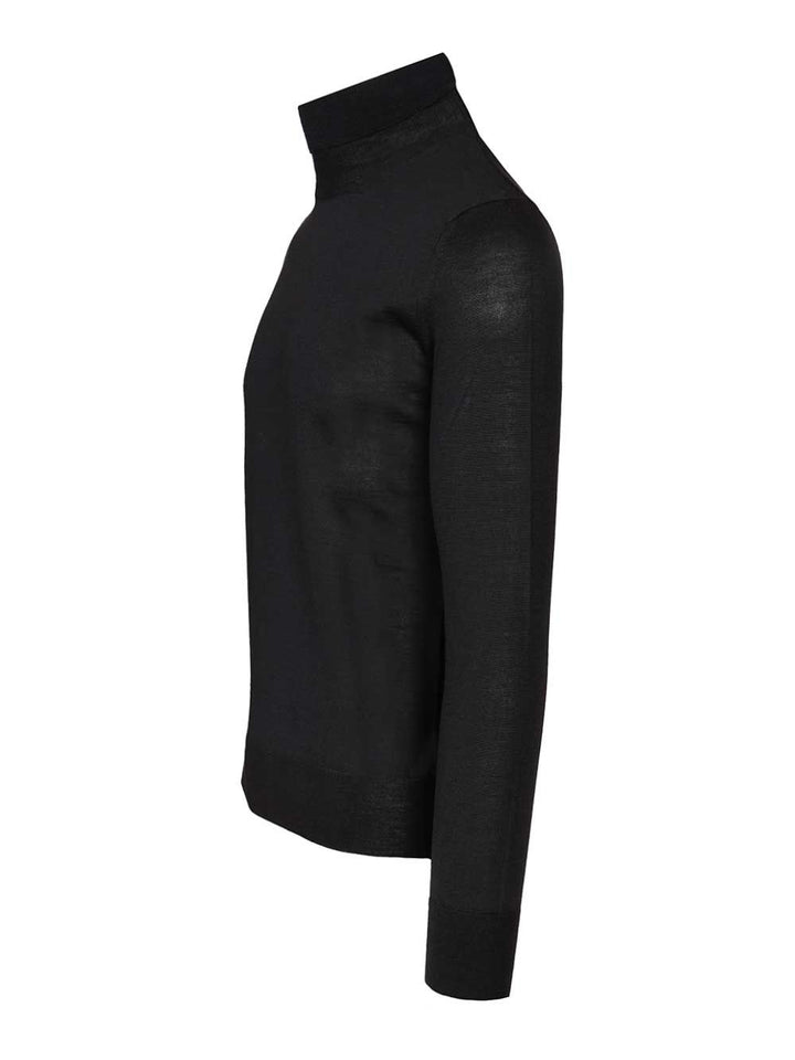 Al Duca D'Aosta 1902 Cashmere And Silk Turtleneck Sweater Knitwear - Blue | 9408e03161c5240a579c1b850c5895f29672b51e