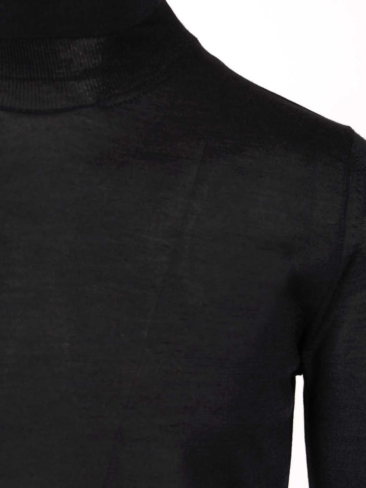 Al Duca D'Aosta 1902 Cashmere And Silk Turtleneck Sweater Knitwear - Blue | 0ae61d556a5a748bd7a1f6bf3e670954761d601b