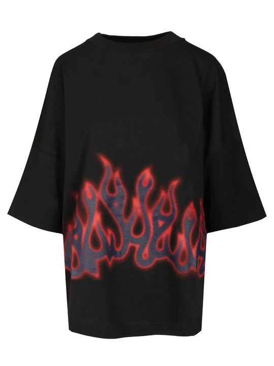 Flames Over Tee T-Shirt Multicolor