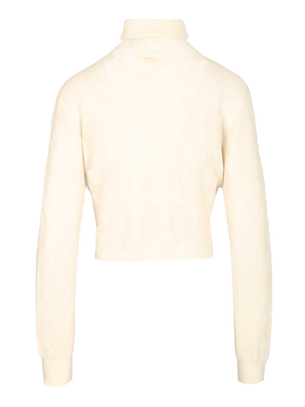 Retori Crop Top Knitwear - White | 21da34b520869afef785f165642c1a7288603936