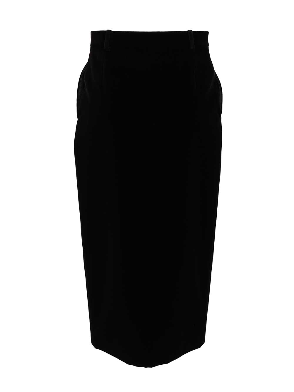 Saint Laurent Wrap Midi Skirt Skirts - Black | dd62b79c37c5d5ac2182fbb61b27fb36245bcd75