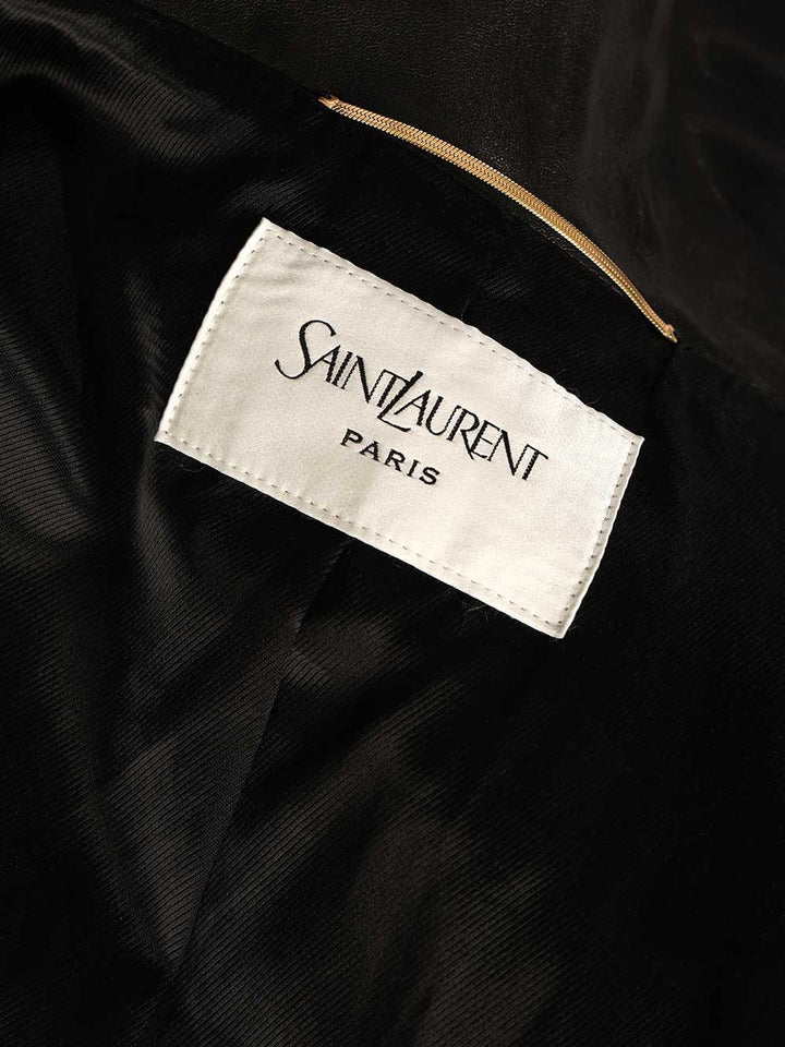 Saint Laurent Bomber Jacket In Plongé Lambskin Jackets - Black | da766697df7a341d2127f316d38e9cc820261497