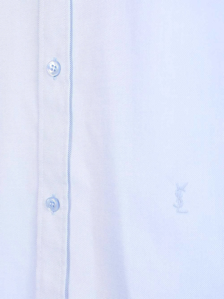 Saint Laurent Oxford Cotton Shirt Shirts - Light blue | 0d270b8a6e0c6731aecfb589b40e17d0b0a9e887