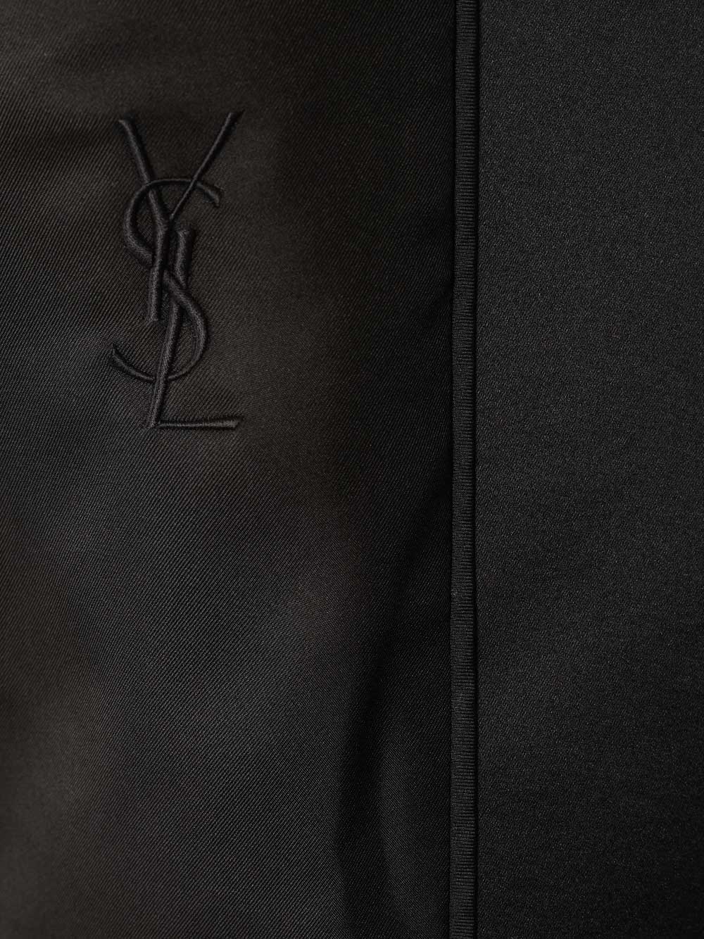 Saint Laurent Cassandre Double-Breasted Jacket Jackets - Black | 18061842aa75f082c6110f8790bc65d5f635cbb7