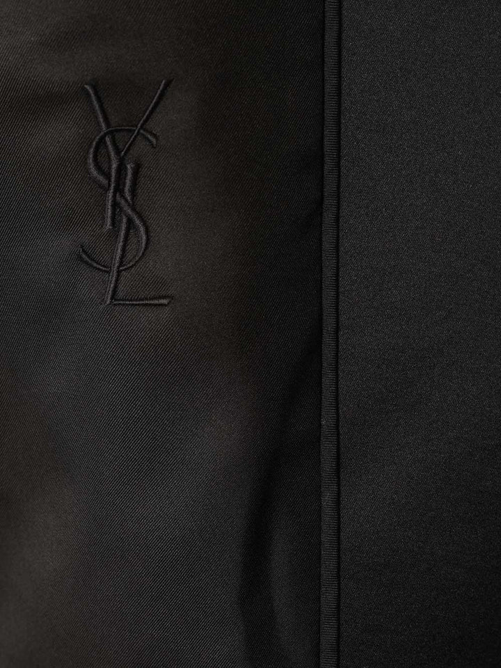 Saint Laurent Cassandre Double-Breasted Jacket Jackets - Black | 18061842aa75f082c6110f8790bc65d5f635cbb7