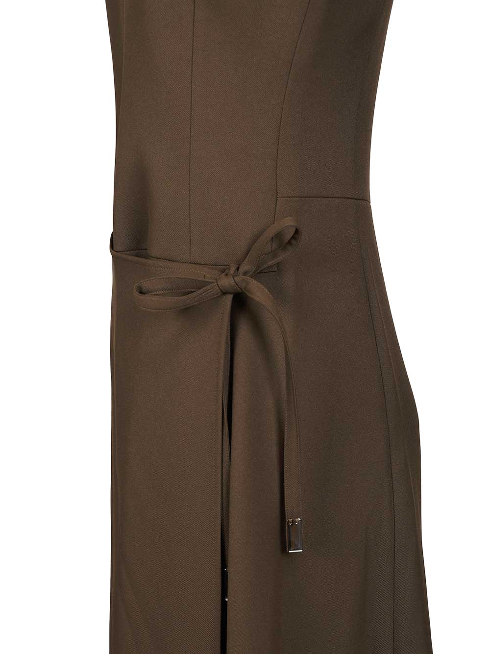 Tory Burch Twill Wrap Dress Dresses - Green | cf403a95a9ace5eb575a68776bf9c8392186a05c