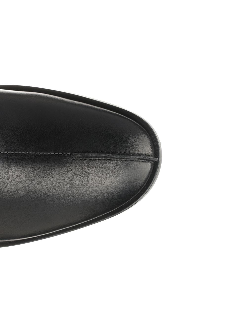 Mm6 Maison Margiela Leather Moccasins Scarpe basse - Black | 84e6af3ff8fca908d0b0819729046bc1482a0470