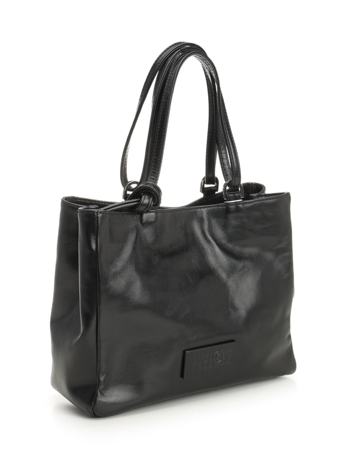 Mm6 Maison Margiela Mm6 Maison Margiela Leather Handbag Sb5zh0021 Handbags - Black | f9f5459eb97d5339871cb21184cf1de8ffe90ce8