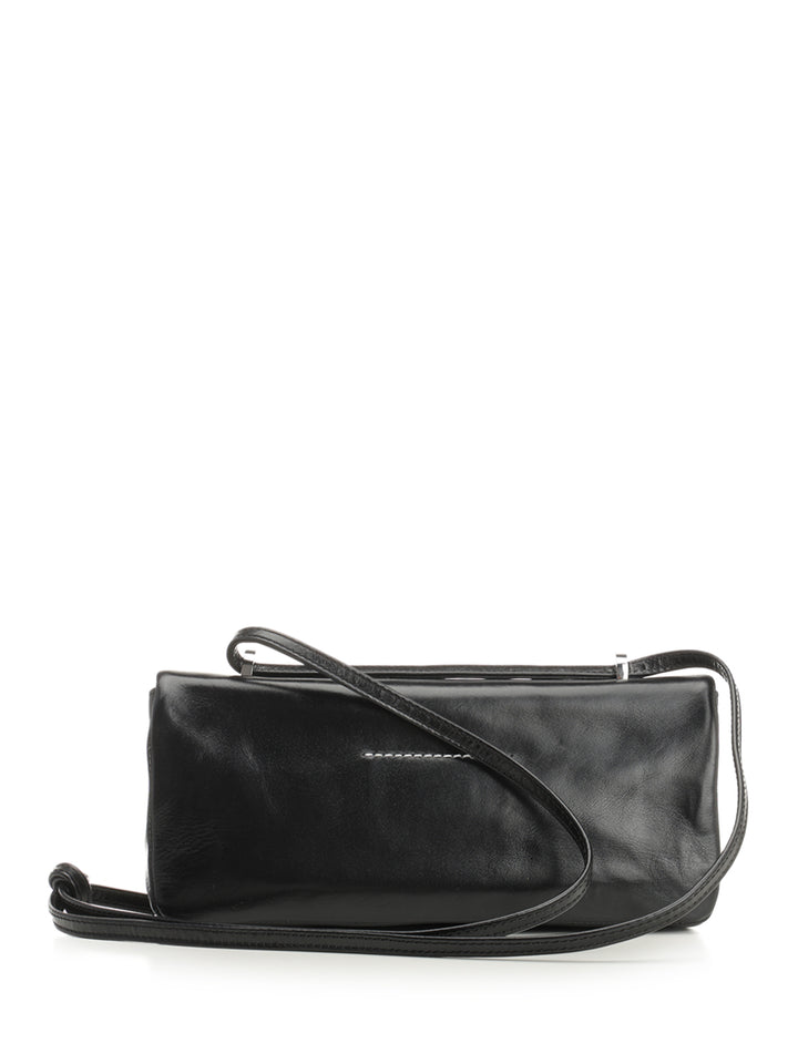 Mm6 Maison Margiela Numeric Shoulder Bags - Black | e7093ed8a38ef7660fd8ea8d980f9b52cf2a6c82