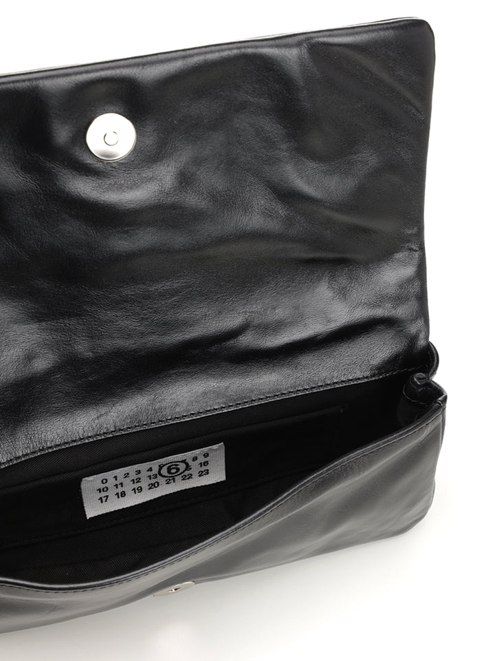 Mm6 Maison Margiela Numeric Shoulder Bags - Black | e326504216273f569379435461887ae8c11da6a5