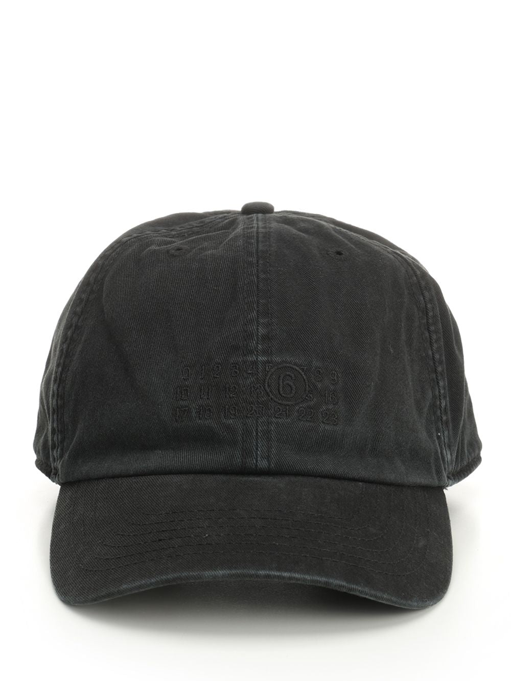 Mm6 Maison Margiela Cotton Baseball Cap Hats - Black | cd8110986c8459dcf304b4aaeb7de12ff428c4a1