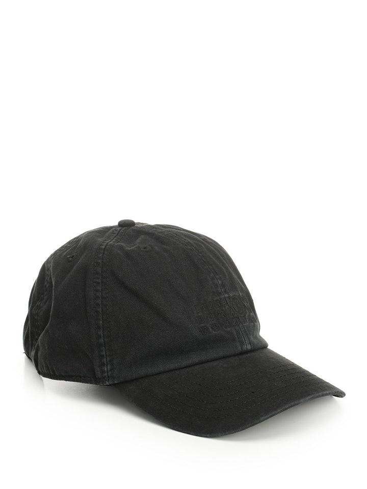Mm6 Maison Margiela Cotton Baseball Cap Hats - Black | 9ee84e4d1aa36308f5274f91f65028f6e1b9b30f