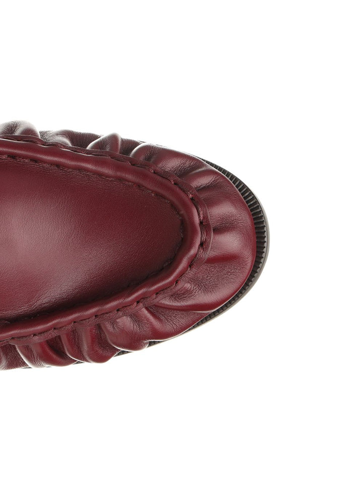 Saint Laurent Le Loafer Boots - Bordeaux | 61da7e7bd5cf51fa4caae4c9ae755afd02fb3712