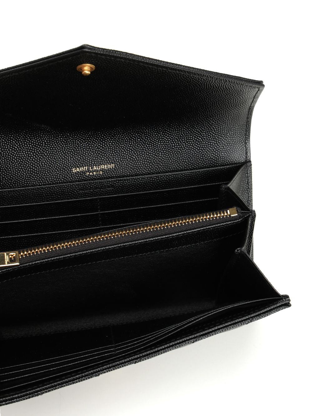Saint Laurent Cassandre Wallets - Black | e93a204bed6b8d9f5ba7b99bdaeda16b73a03683