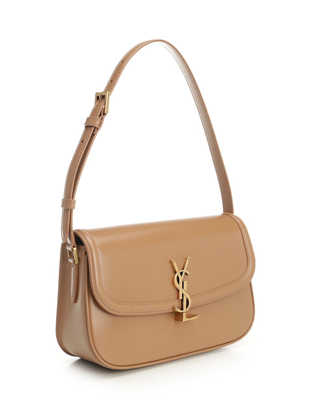 Saint Laurent Solferino Shoulder Bags - Beige | d14838eac11cd6967a44e61bd7faeb171079ed62
