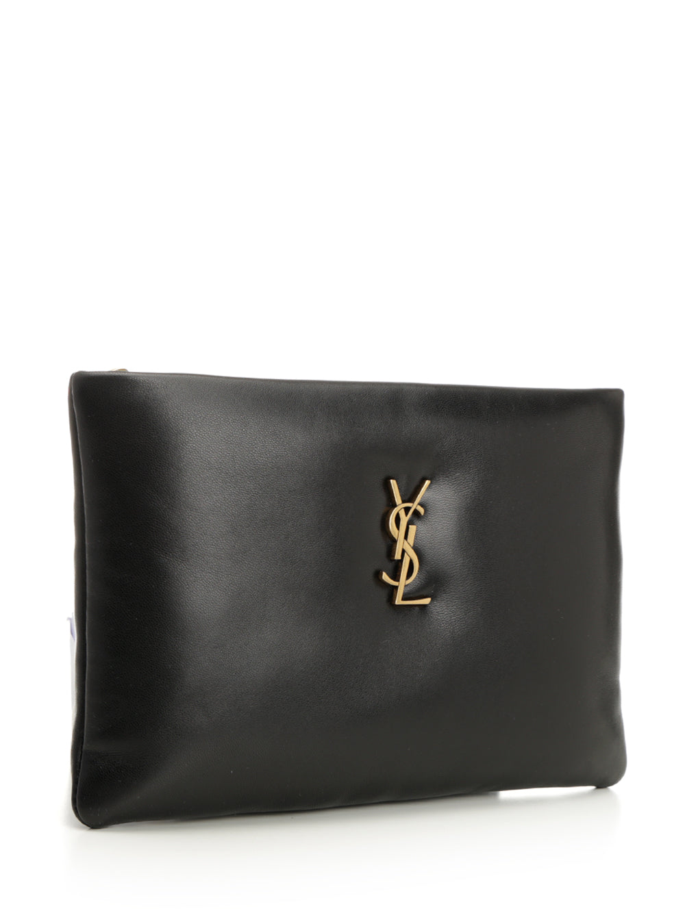 Saint Laurent Calypso Pillow Leather Clutch Small leather goods - Black | 04c373724e331202b0ae0412f6ebefa6a09b468e