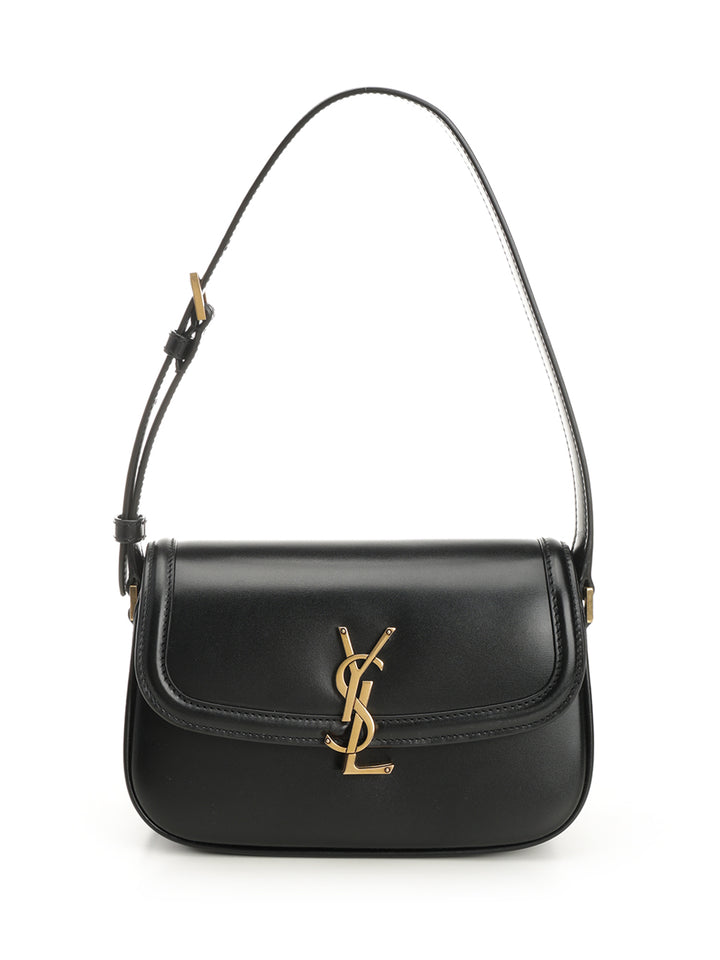 Saint Laurent Solferino Shoulder Bags - Black | 0379edbd252b989dda8c3ca0ddbd8a520e14cedb