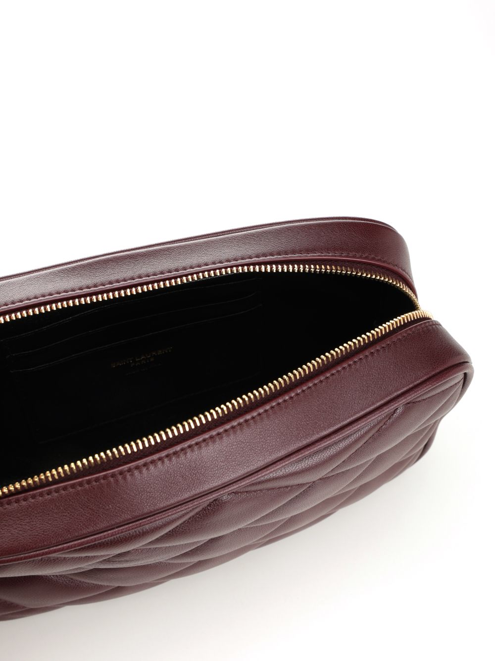 Saint Laurent Quilted Leather Camera Bag Small leather goods - Bordeaux | 330c3a34b79a53684b1962363f3d65de9a31c007