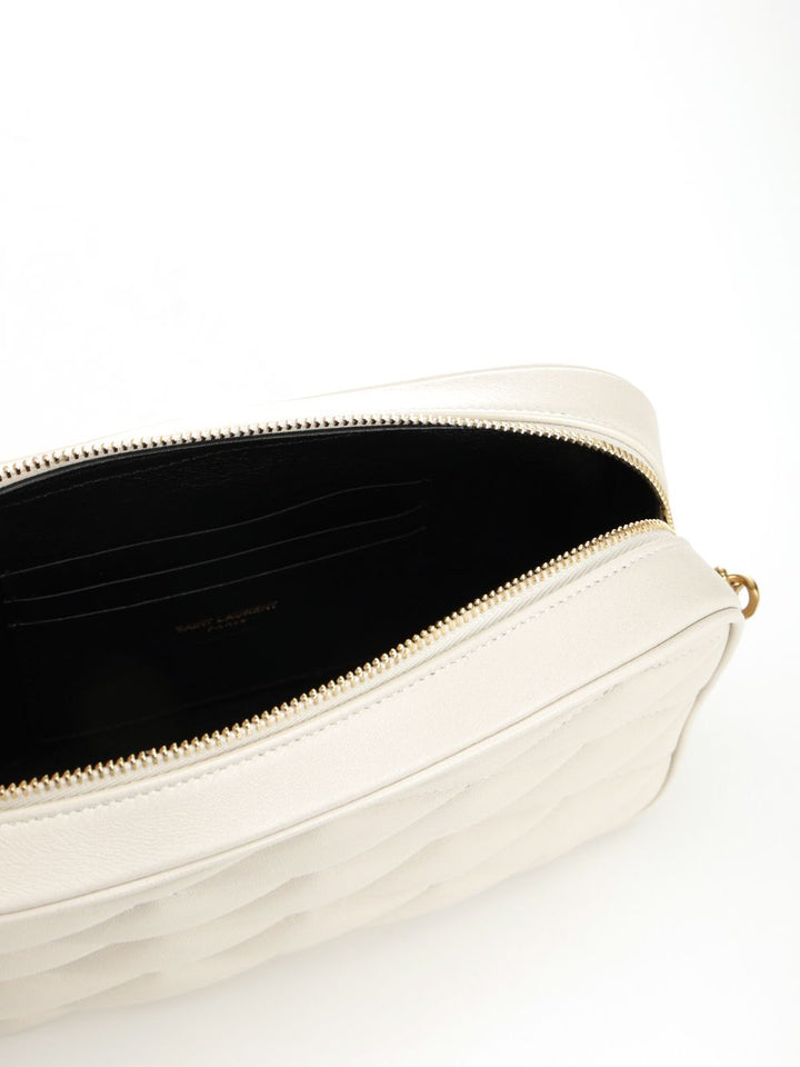 Saint Laurent Quilted Leather Camera Bag Small leather goods - White | d9218194b6aaeb5f80a0816be197f703493b25e5
