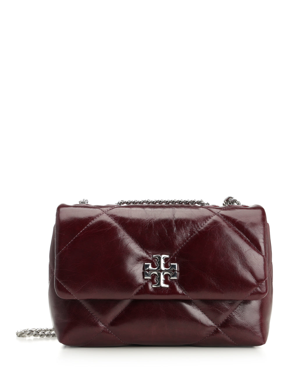 Tory Burch Kira Diamond Quilt Distressed Crossbody Bags - Bordeaux | 781fa6039e4e064a5d7092d318547fb1e32e7a31