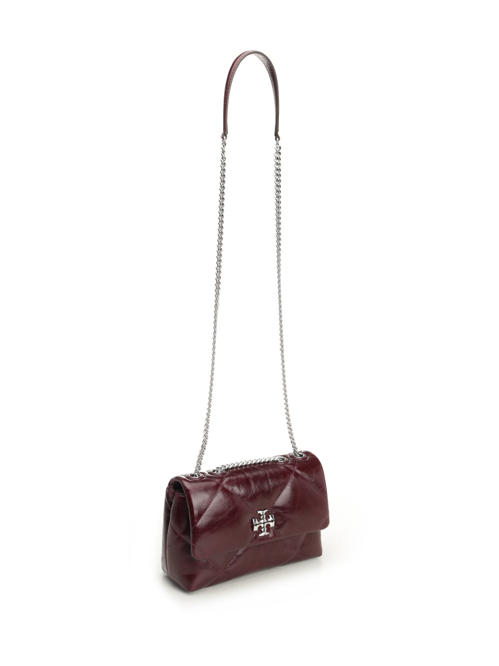 Tory Burch Kira Diamond Quilt Distressed Crossbody Bags - Bordeaux | ddbb0a7e8b2dd830bc852e426451a541375e2c70