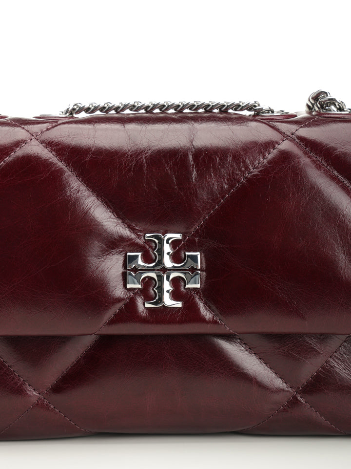 Tory Burch Kira Diamond Quilt Distressed Crossbody Bags - Bordeaux | 0010db615a5006275f3843edb377e24b1484ac61