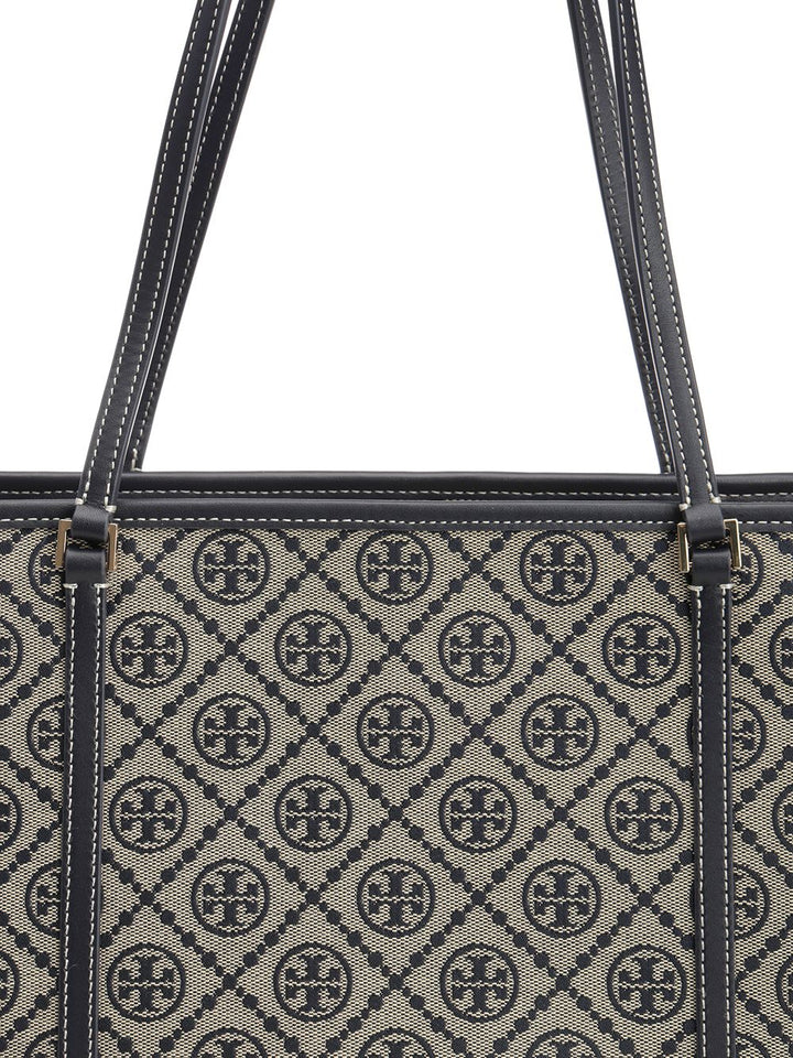 Tory Burch T Monogram Shoulder Bags - Blue | 58481860d0a8e657a306de7632b7a15abd7c07ea