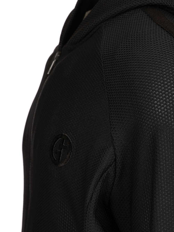 Giorgio Armani Hoody Sweatshirts - Black | 4396aa2a5176d25d6c583a7fb7525e7be60a6fbe