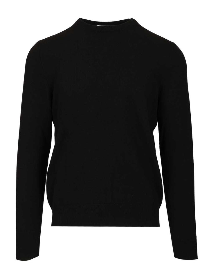 Mcqueen Crew Neck Wool Sweater Knitwear - Black | 790055b4e58d3c1e9509b94a5212999315a7b560