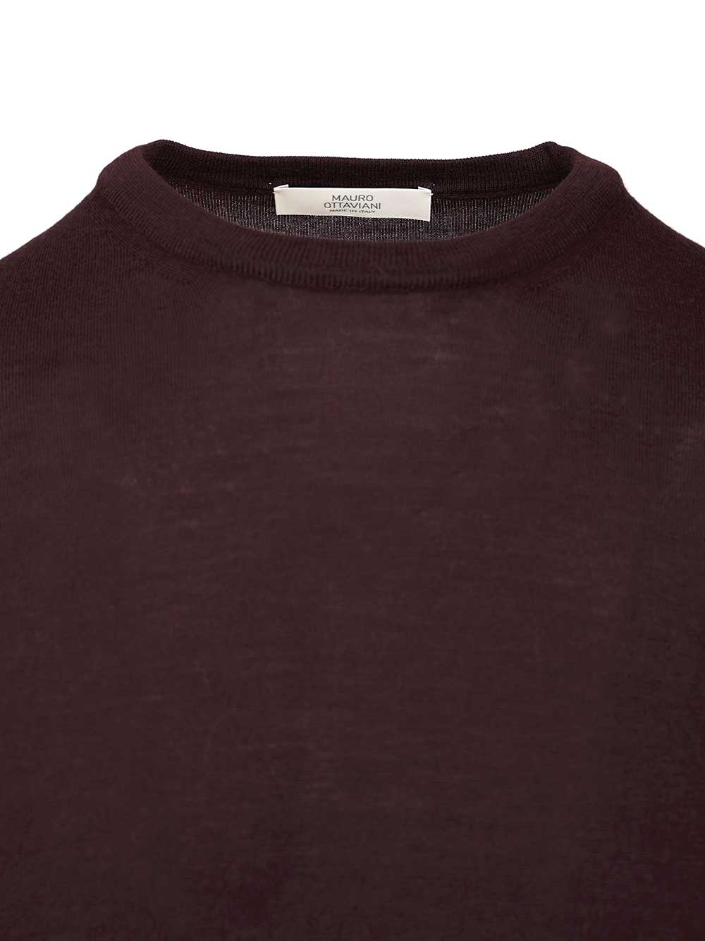 Mauro Ottaviani Crew Neck Sweater Knitwear - Brown | be4c51ec5d7520f14fb4df13f91e730facf32d80