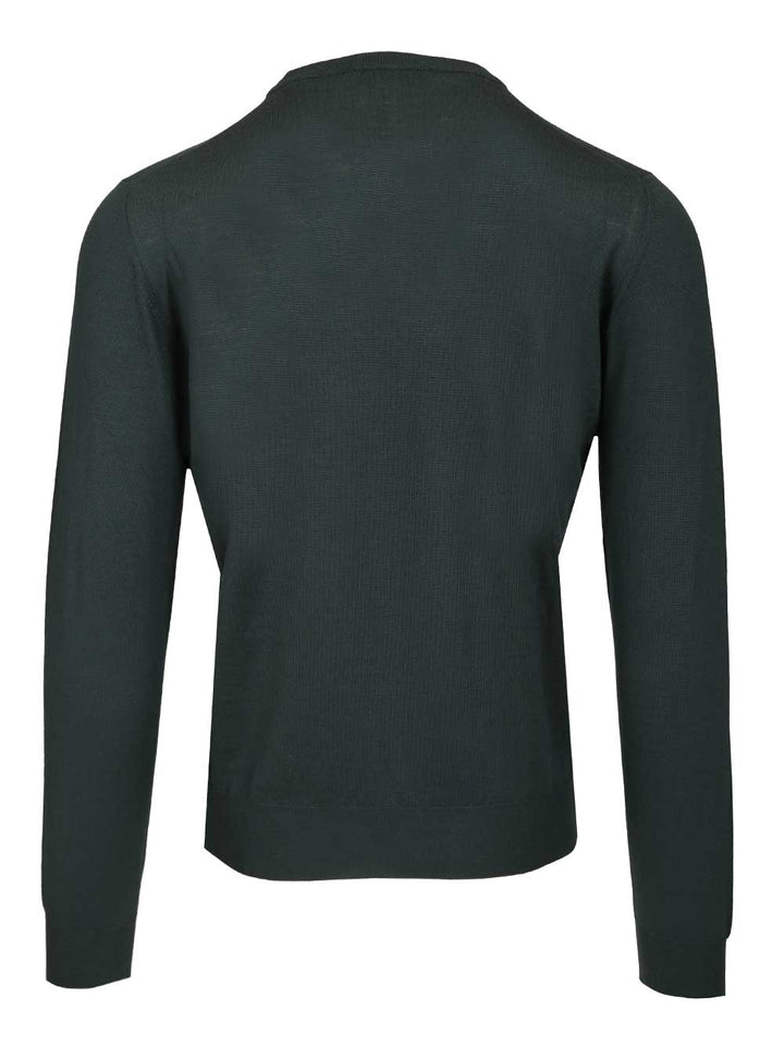 Mauro Ottaviani Crew Neck Sweater Knitwear - Green | ad1cb60d7b5e1a399af6c1f235d1825ed6d163f1