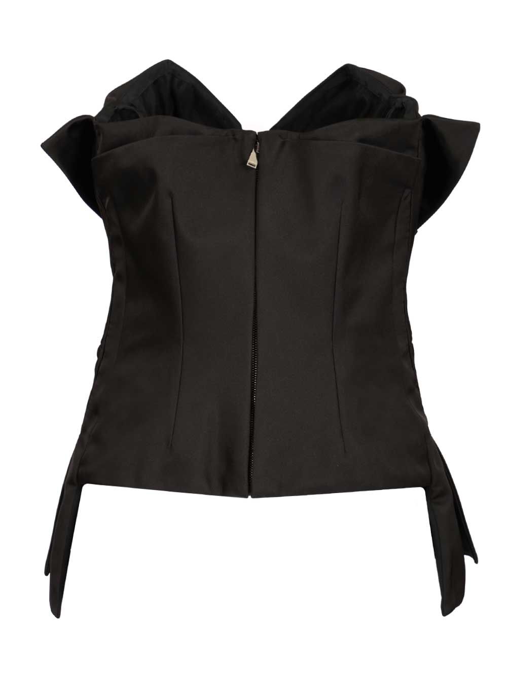Mcqueen Corset Top Tops - Black | 8c7b462e4c628128c3c6a0cb04672844d27f0dbe