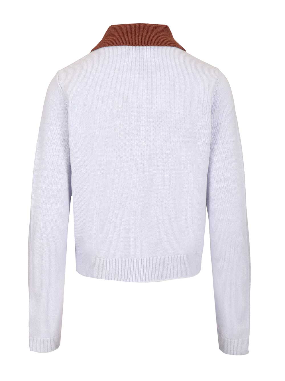 Self-Portrait Contrast Collar Jumper Tops - Blue | 287ad8b7e7d60d54226c245ebebeab85c9227c4b