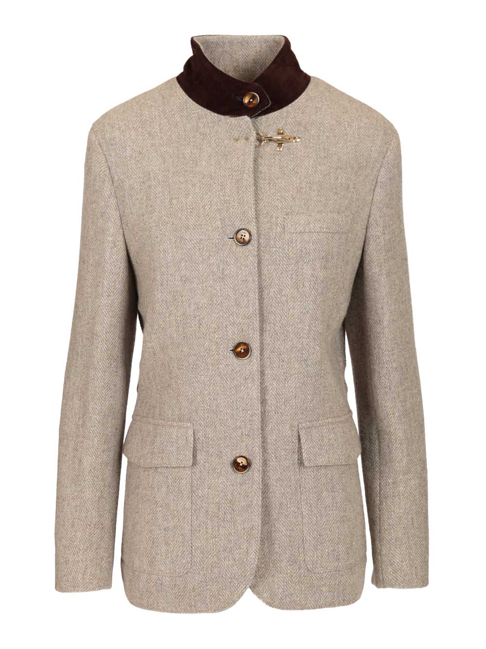 Fay Wool Jacket Jackets - Grey | 2b48ee229570f466d6ae236d45d665bfb338e4b9