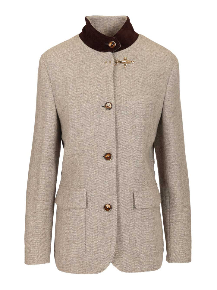 Fay Wool Jacket Jackets - Grey | 2b48ee229570f466d6ae236d45d665bfb338e4b9
