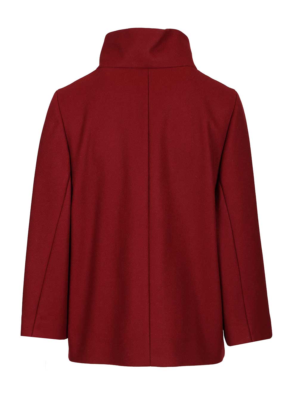 Fay Wool Cape Coats - Red | 7a4af222c2e221c1f3ca3c10616fa058753c3d64