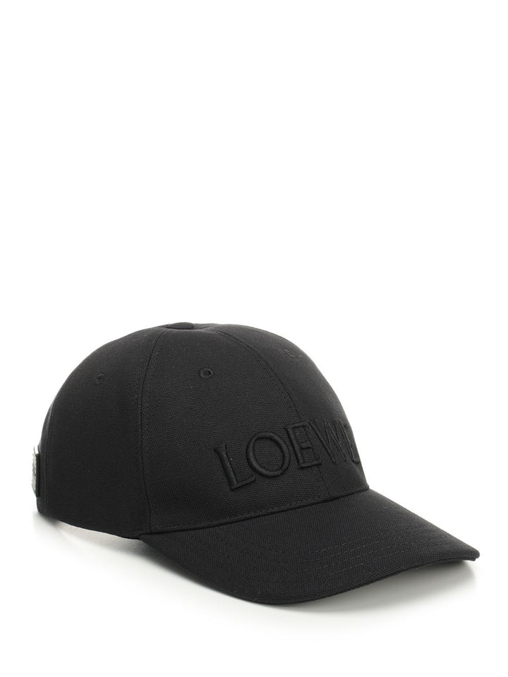 Loewe Loewe Cotton Hat Hats - Black | 99f072e3055738aa98b8fa3aa759d35e6abd1e3e