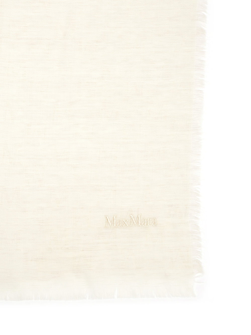 Max Mara Monogram Wool Stole Scarves And Foulards - White | 1b3ca37a7771e3dc742036747279e68e208bc6c2