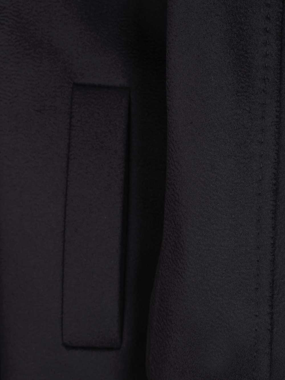 Max Mara Studio Double-Breasted Coat Coats - Blue | a95bc45b0d0cc1ef74e71d07f60b70ecab346cda